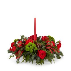 The FTD By the Candlelight Centerpiece from Krupp Florist, your local Belleville flower shop